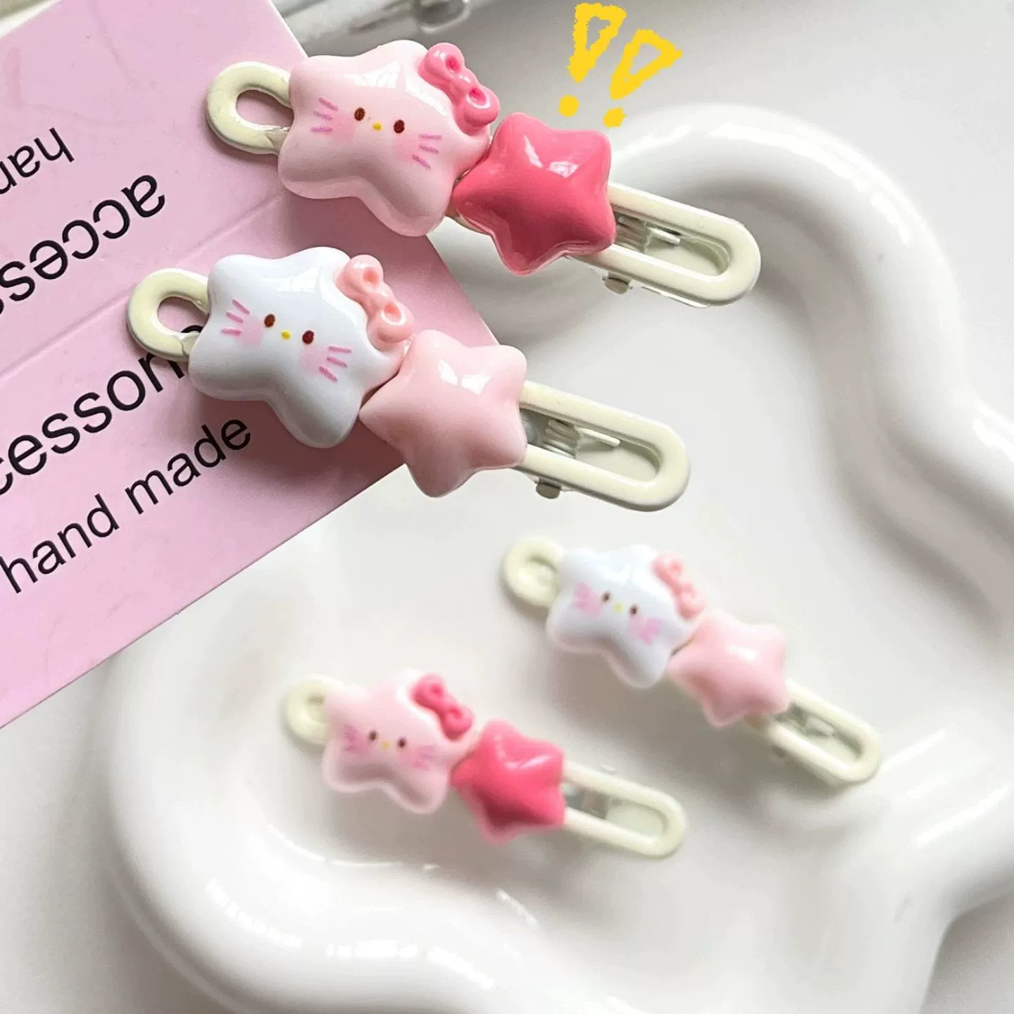 Hello Kitty, волнистая заколка для волос, шпильки для возлюбленной, аксессуар для волос, подарок на день рождения