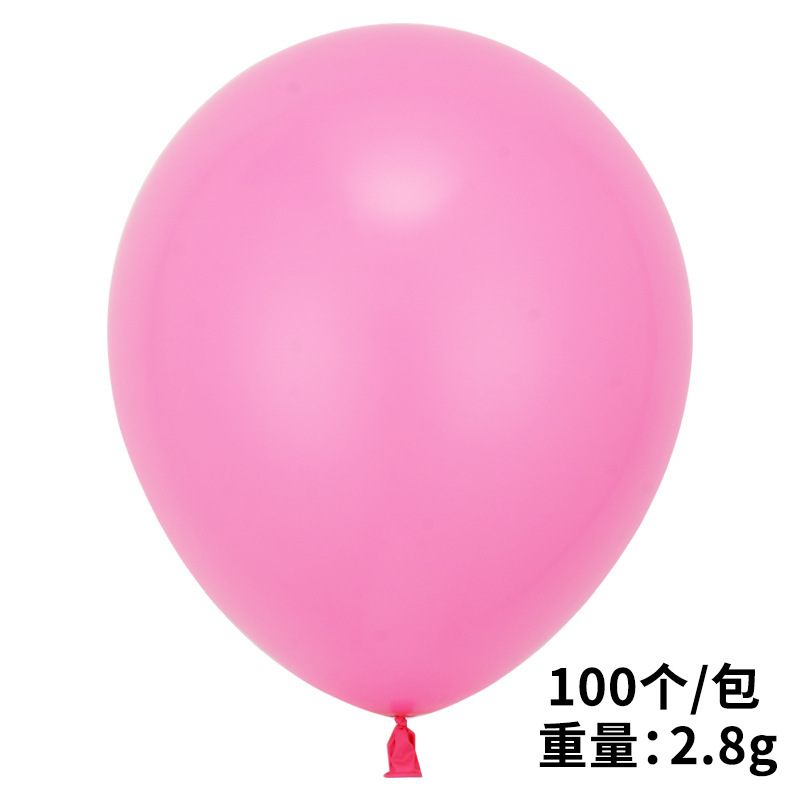 Globo de látex de 12 pulgadas 2,8G mate engrosado mate cumpleaños apertura fiesta atmósfera diseño decoración al por mayor globo