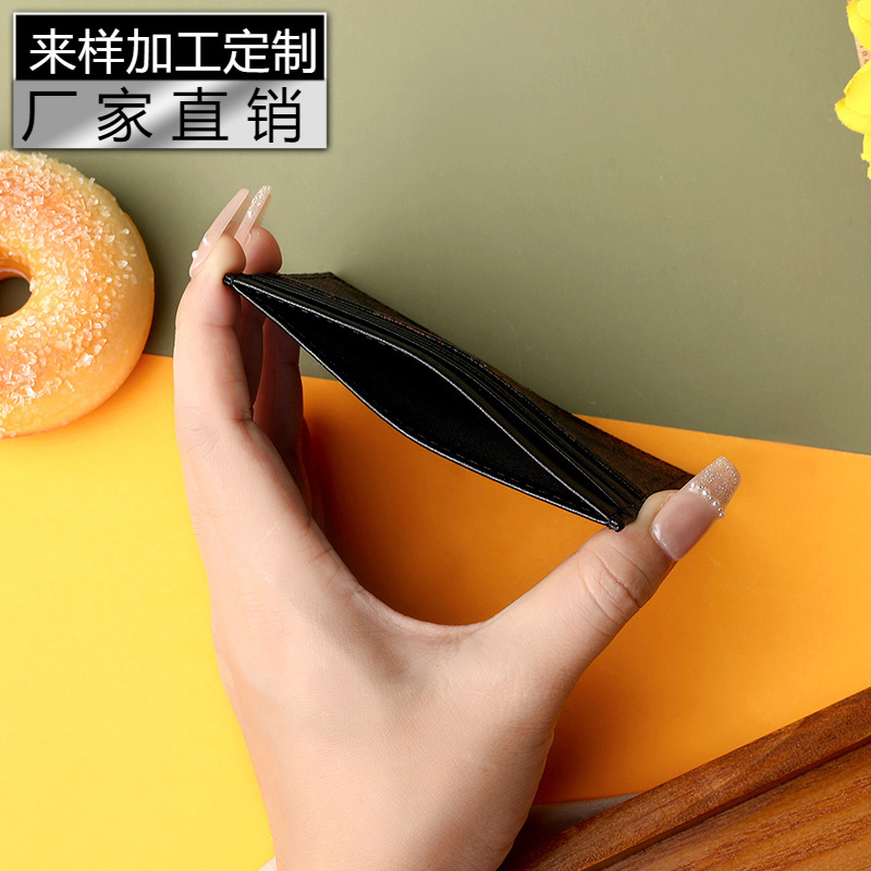 韩国小卡包高颜值女士皮革超薄迷你个性卡套高档驾驶证钱包一体包