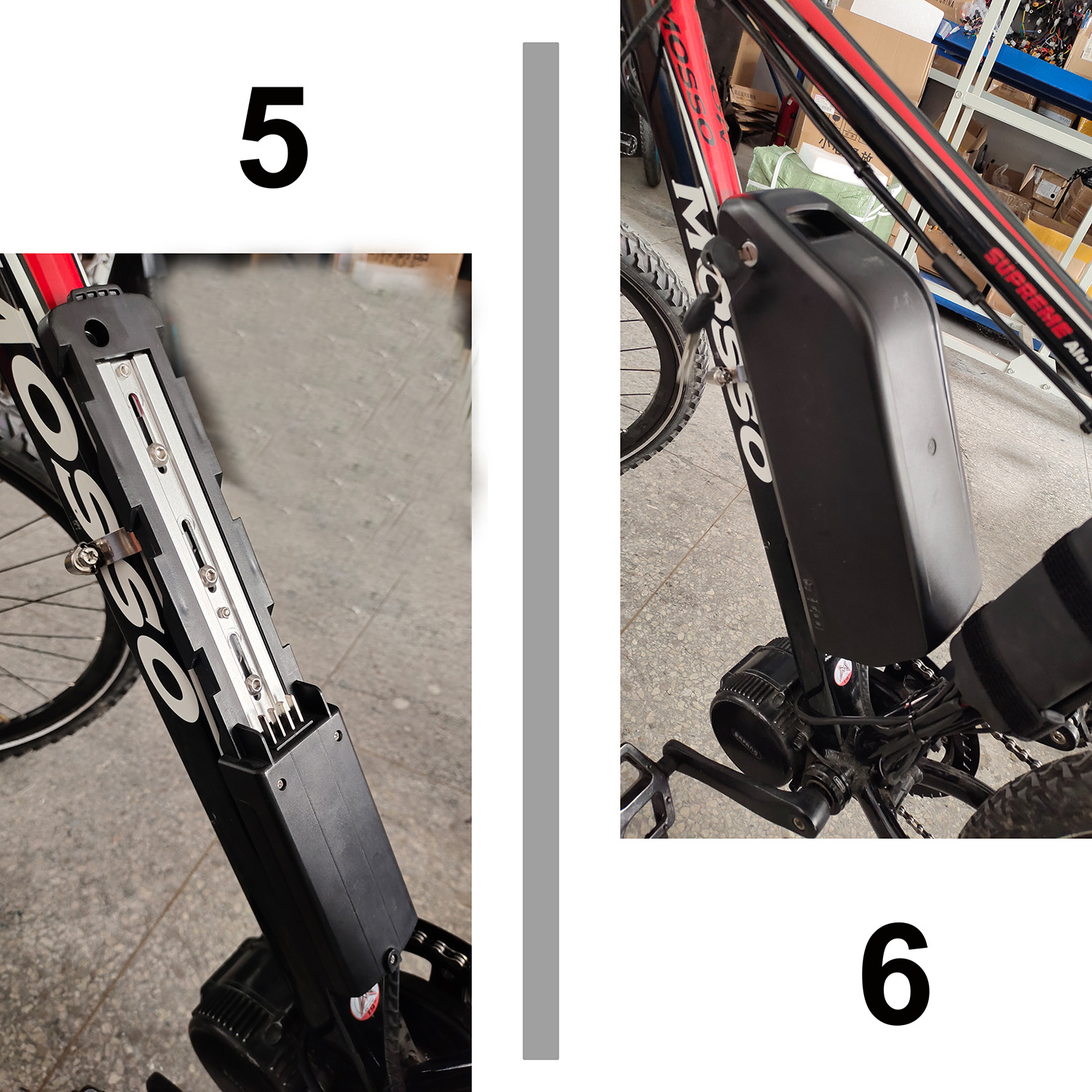 Electric Bicycle Lithium Battery Fixed Rail Sports Water Bottle Expansion Bracket with Hailong Parrot Tiger Shark