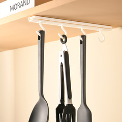 New upside-down hook with pull-out shelf, household small item organization storage rack, ceiling hook without drilling, display rack