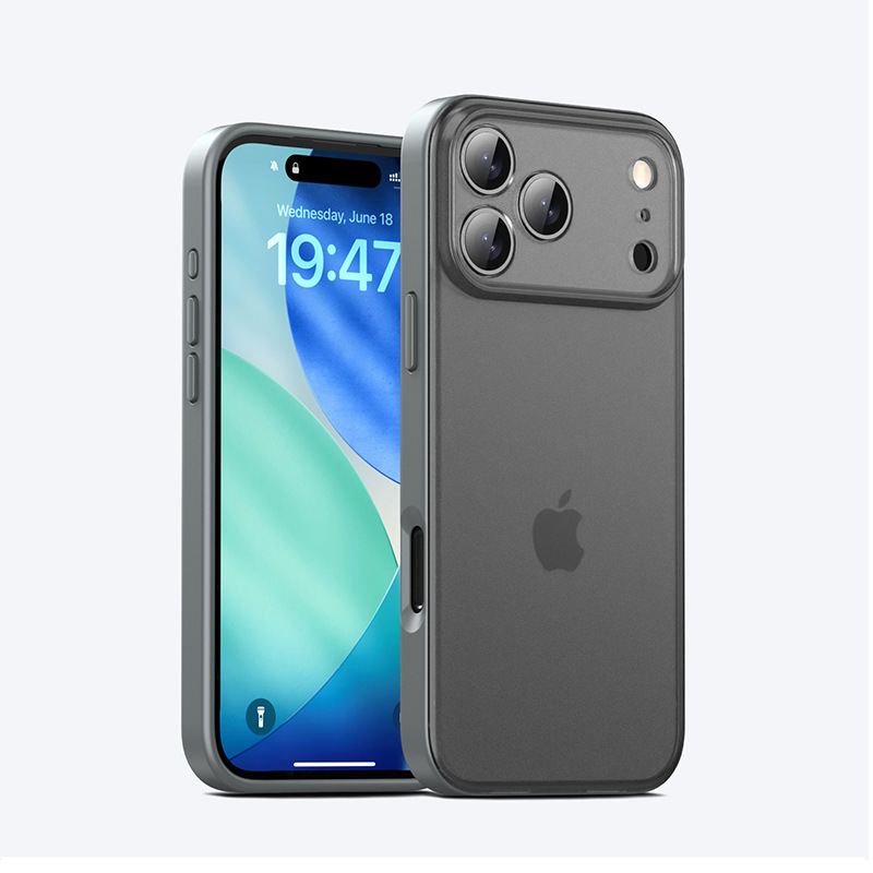 适用苹果17promax手机壳磨砂精孔iphone17pro保护套加厚防摔17壳|undefined