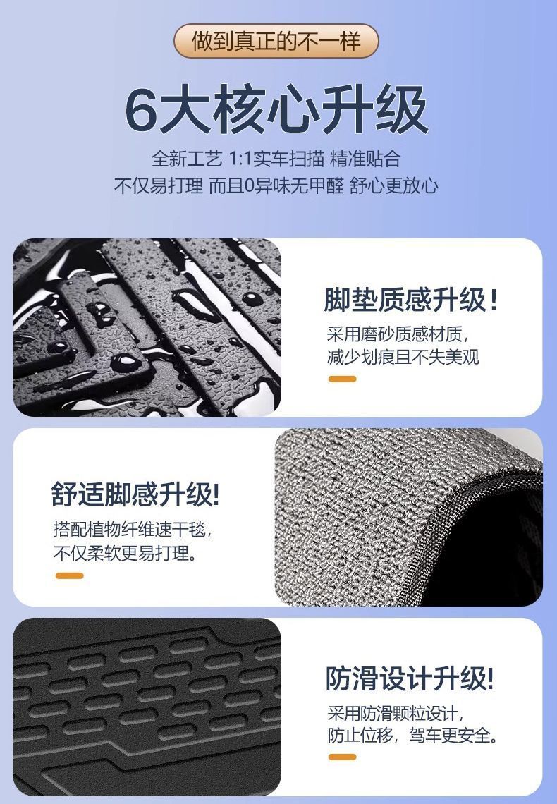 26 Models of Floor Mats Suitable for Gac Aion Yplus, Tpe Original Factory Floor Mats for Aion Y, Automotive Interior Accessories