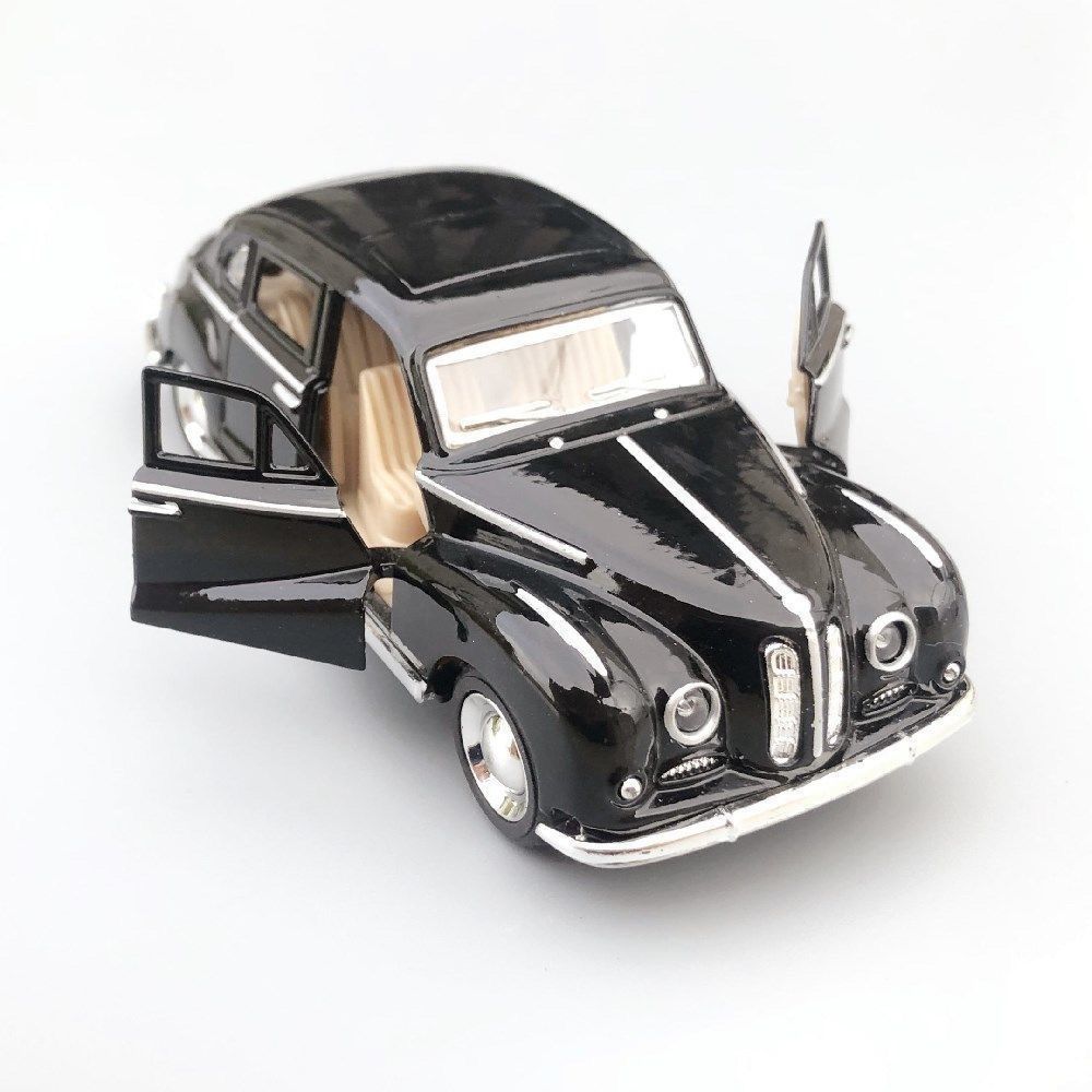 Envío gratis aleación de doble puerta retro convertible coche clásico modelo de coche niño niño juguete pastel horneado