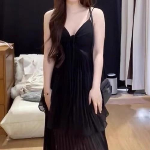 2025春夏上新仙女范法式甜辣吊带连衣裙其它私服名媛御姐风无袖|undefined