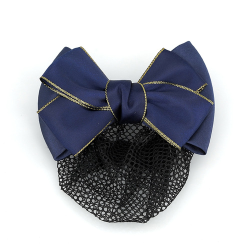 Professional Hairpin Nurse Hairnet Hotel Work Hairpin Net Pocket Bank Work Hairpin Stewardess Bow Tiara for Women