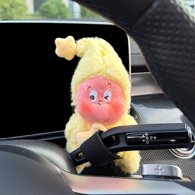 New car gear shift decoration Sürətlər qutusu və əl tormozu başlıqları - little-lucky