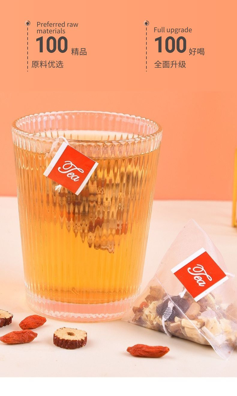 Xiao Diao Pear Soup Herbal Tea 10g x 15 Bags Snow Pear Tremella Blend Warming Floral Wellness Tea in use