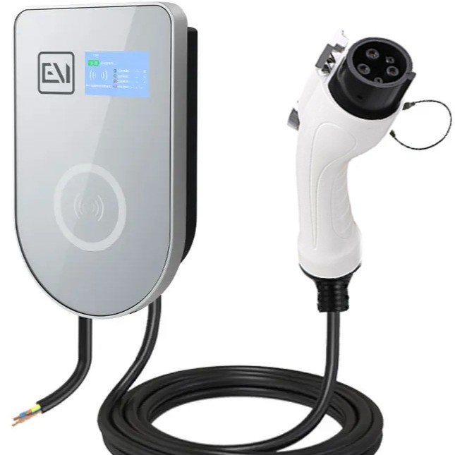 商业/家用刷卡启动新能源Type1美标壁挂式交流充电桩32A/40A/50A