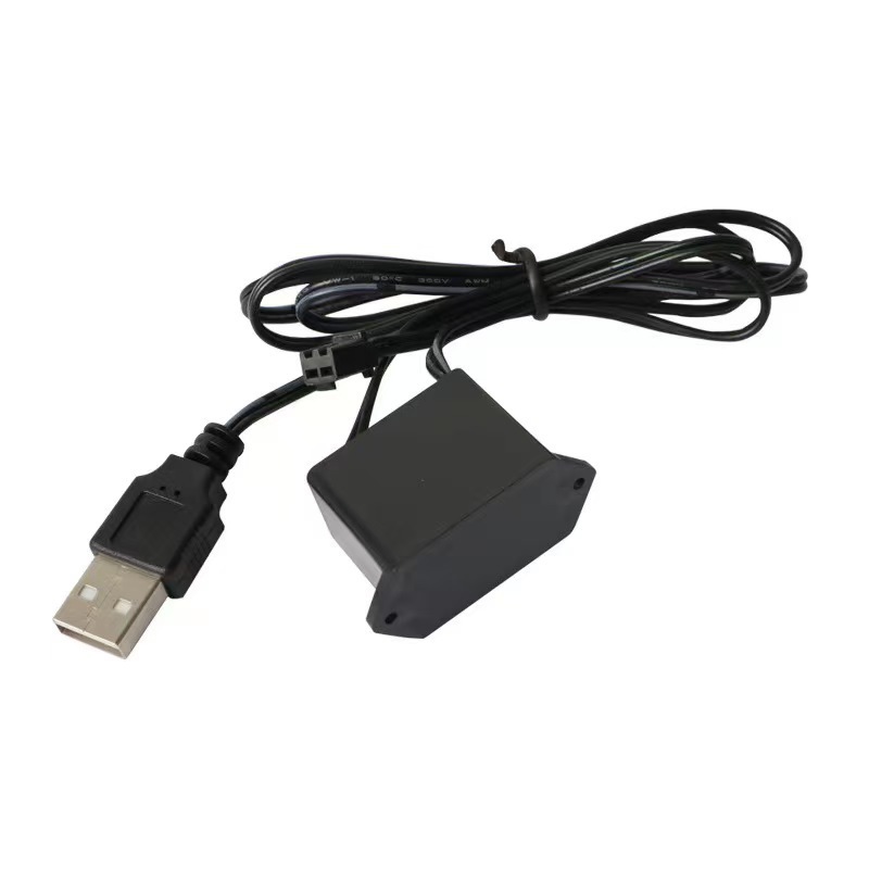 Wholesale EL cold light driver, car USB driver, 3V 5V 12V 220V light-emitting wire controller