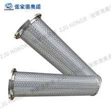 定制不锈钢冲孔约翰逊网管餐厨垃圾过滤滤网 楔形丝脱水复合筛管