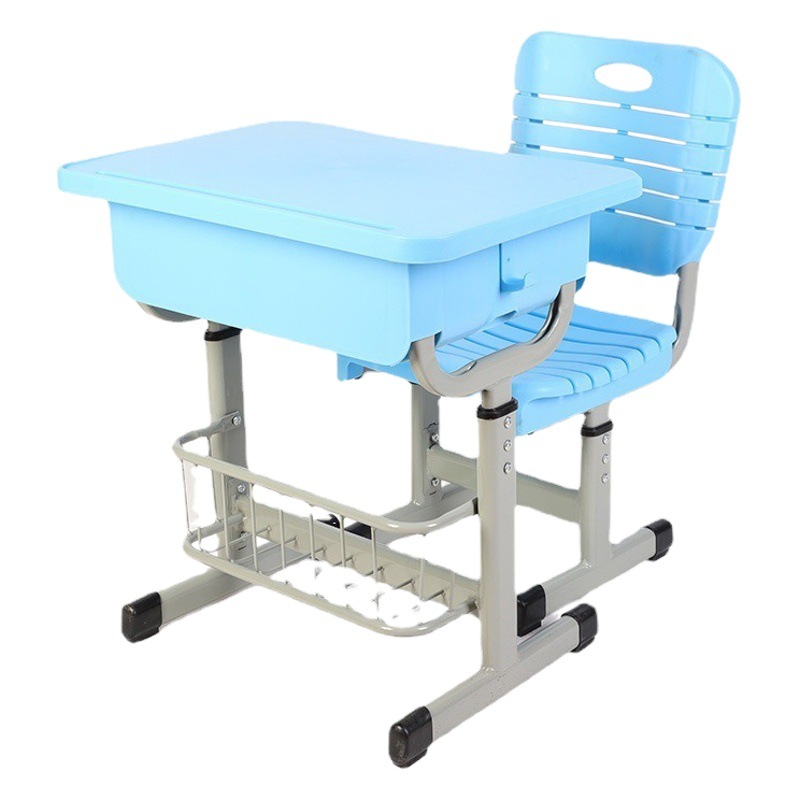 Primary and Secondary School Classroom Student Desks and Chairs Primary and Secondary School Training Institution School Desks Children's Lift Desks and Chairs Customization