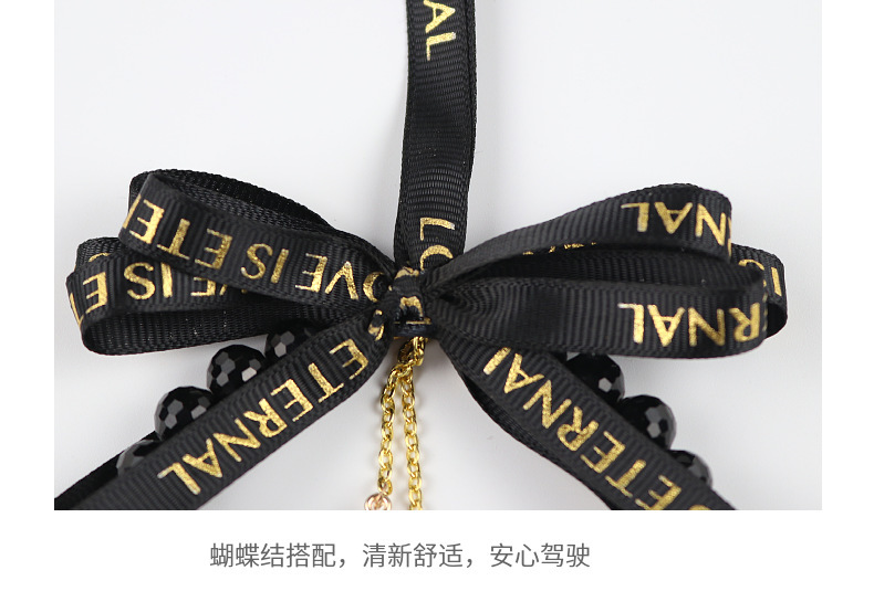 Full diamond handmade crystal car pendant creative luxury high-end rearview mirror car hanging chain decoration car interior goddess