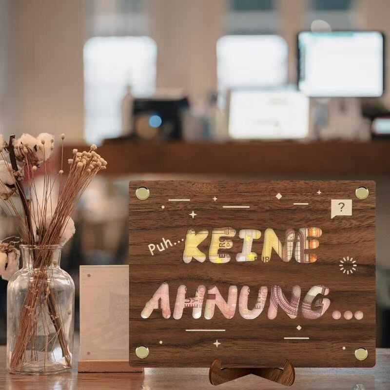 나무 지갑-KEINE AHNUNG