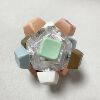12-key transparent shell - retro color