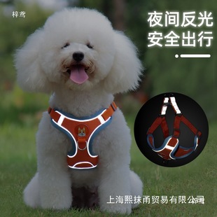 Vest Type Dog Leash Small Size Dogs Teddy Bichon Pomeranian Pet Harness Puppy Walking Leash Dog Collar
