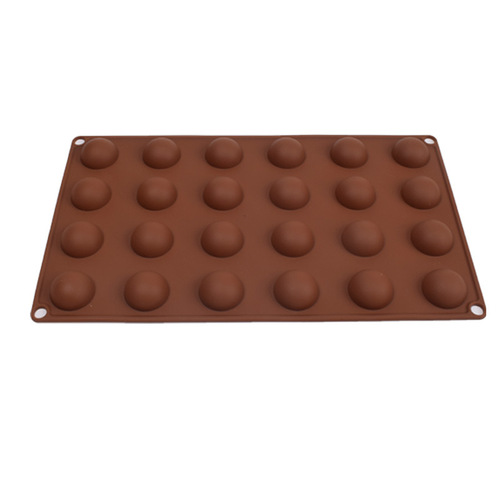 Jiaju semi-circular spherical chocolate candy jelly pudding silicone cake baking mold high temperature oven mold