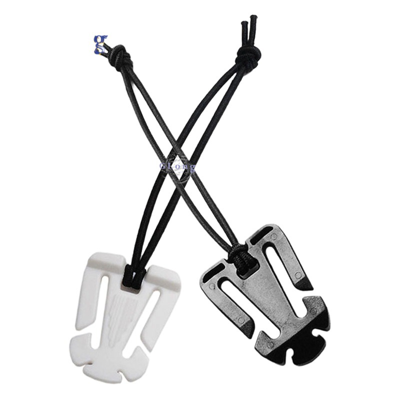 1 inch webbing finishing fixed buckle with elastic rope ITW buckle Molly outdoor backpack hanging buckle webbing clip buckle spot