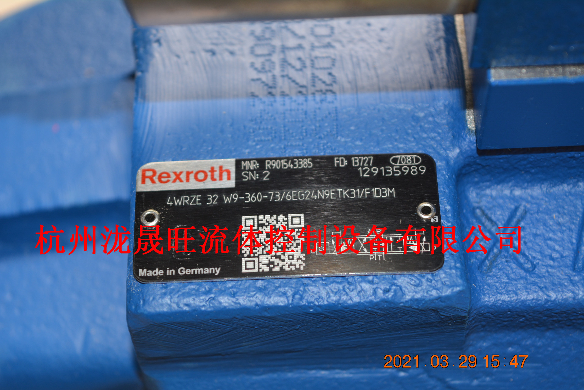 REXROTH力士乐比例换向阀4WRZE32W9-360-7X6EG24N9ETK31F1D3M