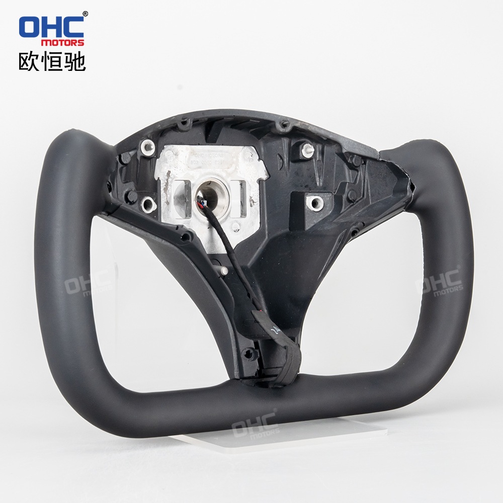 Direct Shipment from Us Warehouse Suitable for Tesla Model X 16-20 Models, Full Leather Heated Yoke Steering Wheel Modification and Upgrade