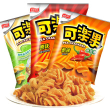 台湾进口可乐果豌豆酥膨化食品原味酷辣酸奶油洋葱柠檬盐休闲零食