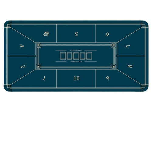 Texas Hold'em poker mat tablecloth table mat square round chip rubber mat poker table mat entertainment chess and card mat