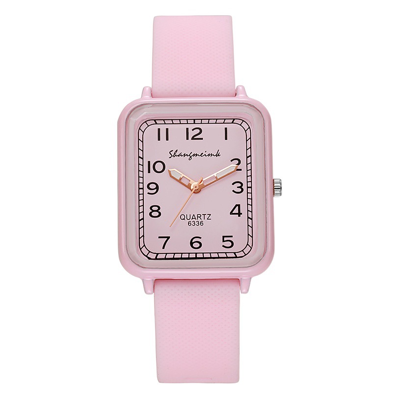 Ins net red square shell reloj de mujer al por mayor cinta reloj de cuarzo digital personalidad reloj de estudiante de moda reloj femenino