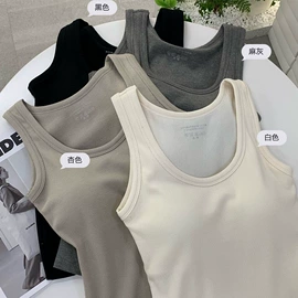 女士背心;保暖马甲背心;无痕文胸