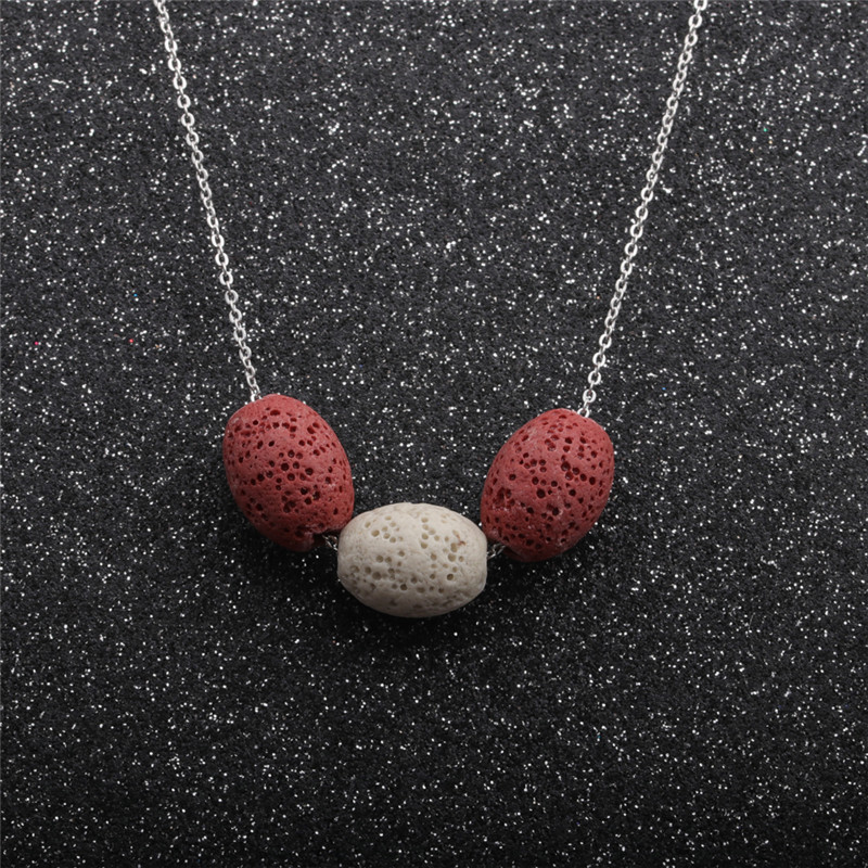 Volcanic Stone Necklace display picture 6