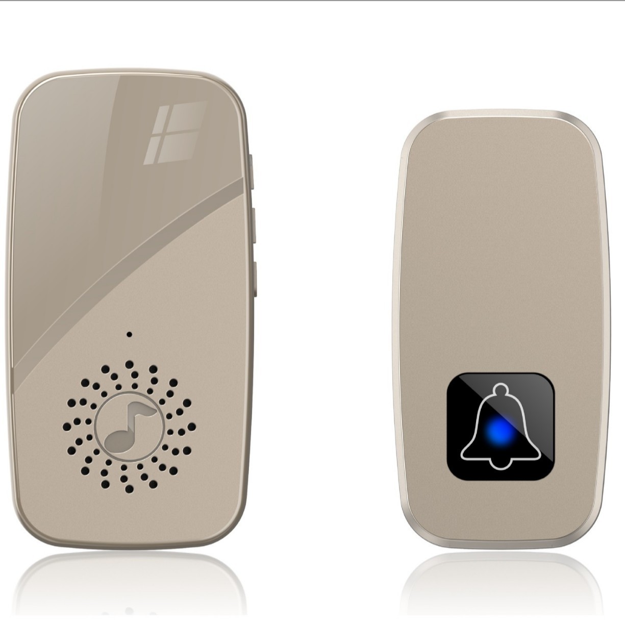 Anti-Theft Doorbell Adjustable Volume Elderly Ding Dong Call Device Wireless Multiple Tune Selection Smart Home Door_voghion.com