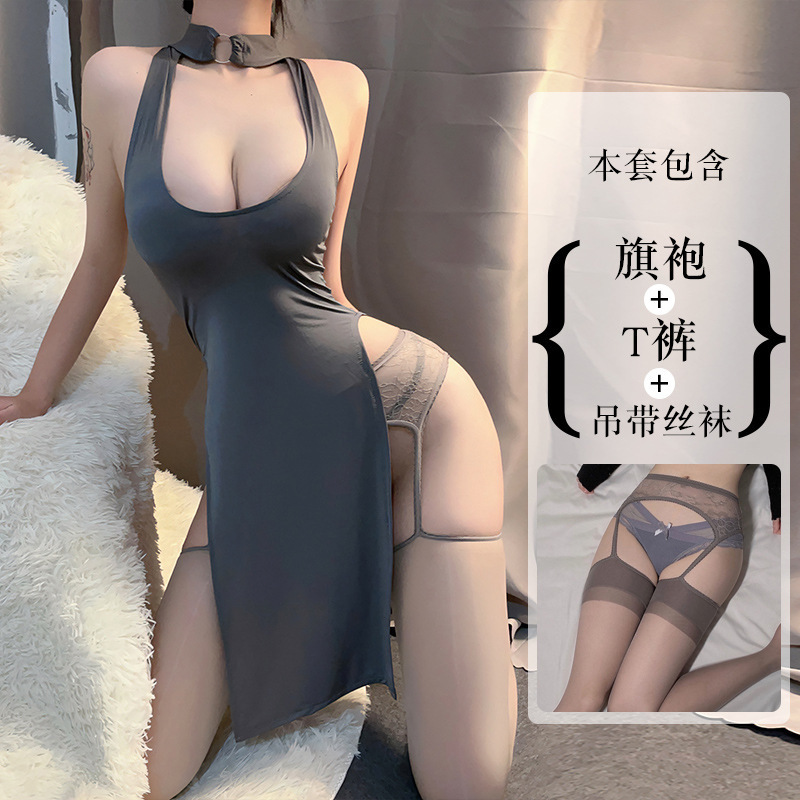 Sexy Lingerie, Unknown Fire Dance Shirt, Passionate Midnight Charm Secretary Uniform, Temptation Sexy Clothes Suit Sy