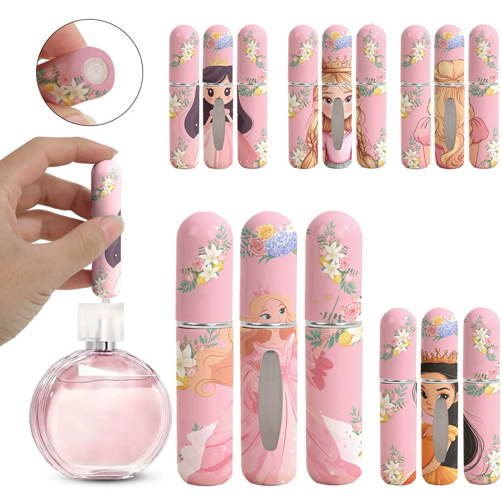 2025 новый стиль принцесса девушка мультфильм духи разливочная бутылка небольшой образец портативный путешествия дно непосредственно заполняется распылителем