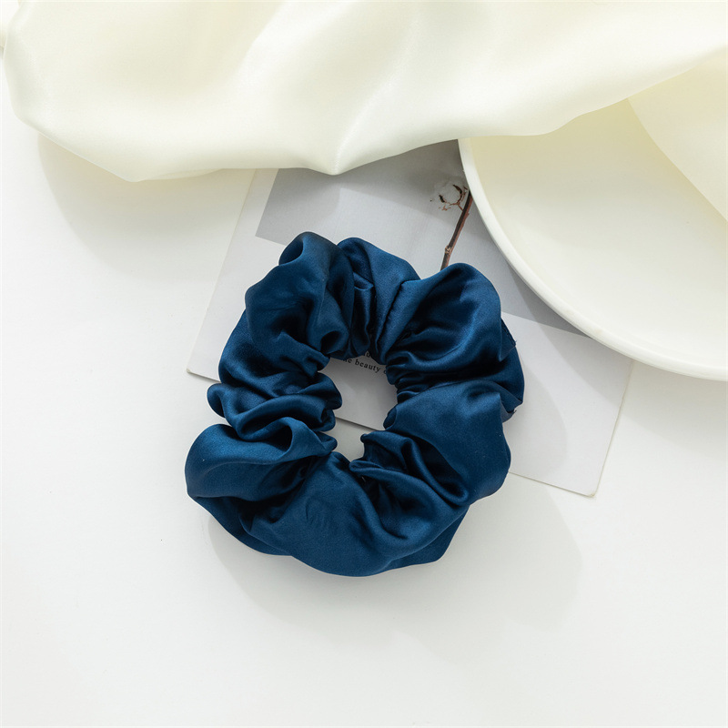 Nuevo anillo de cabello de seda Amazon color sólido universal anillo de cabello de seda coreana anillo de cabello de seda