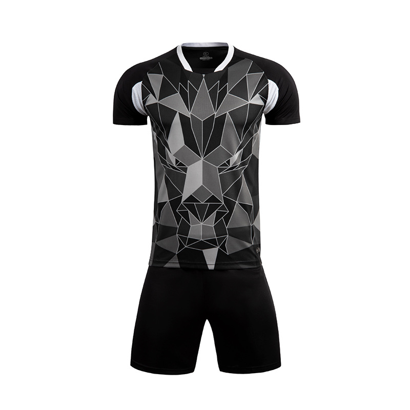Traje de uniforme de fútbol Equipo de entrenamiento de competición deportiva para hombres Uniforme de bola Camisa de tamaño impreso para niños adultos de manga corta Uniforme de fútbol de secado rápido