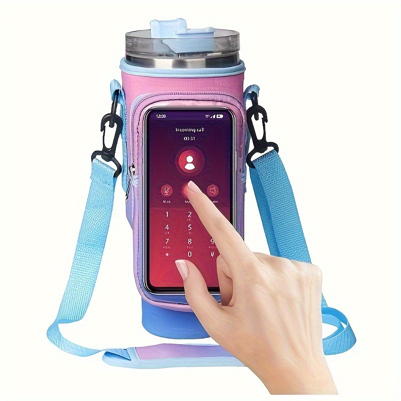Home & Garden Spot neoprene 40OZ handle ice cup beverage water cup beer car insulation portable bottle set cup bag_voghion.com