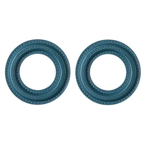 Vòng Đế Từ Tính (Da Thuần Chay) - Bộ Hai Cái - Xanh Teal