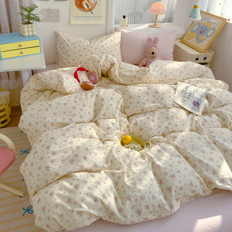 워시드 코튼 프린트 - Mu Xun