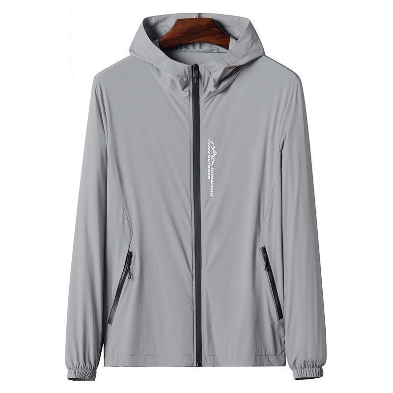 Fishing Clothing Ice Silk Sunscreen Clothing Men's Summer Thin Breathable Anti-ultraviolet Fishing Outdoor Men's Sunscreen Clothing