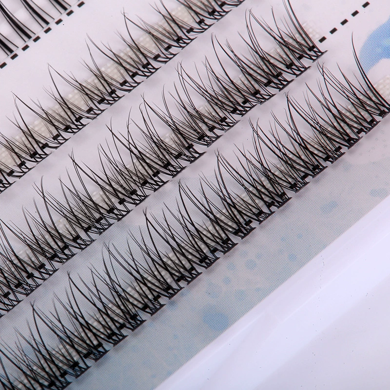 Mixed Individual False Eyelash Clusters, Multi-Length Synthetic Flare Lashes, Reusable Set