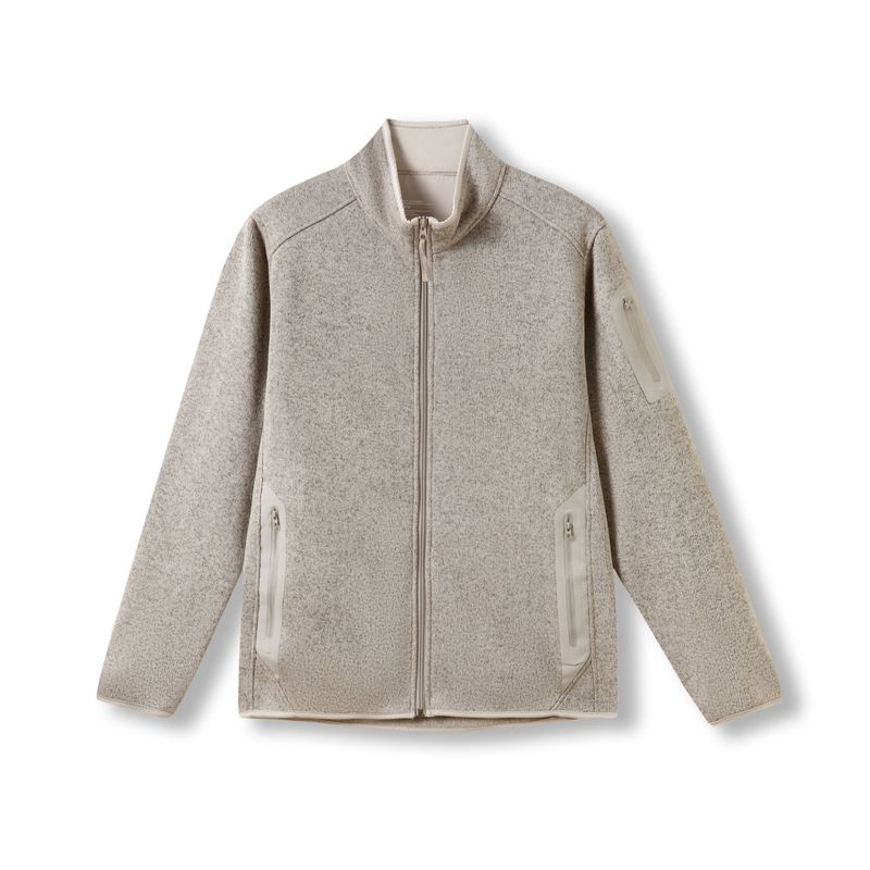 【抓绒王者】FW25全新配色！男女全拉链中间层抓绒开衫小立领外套|undefined