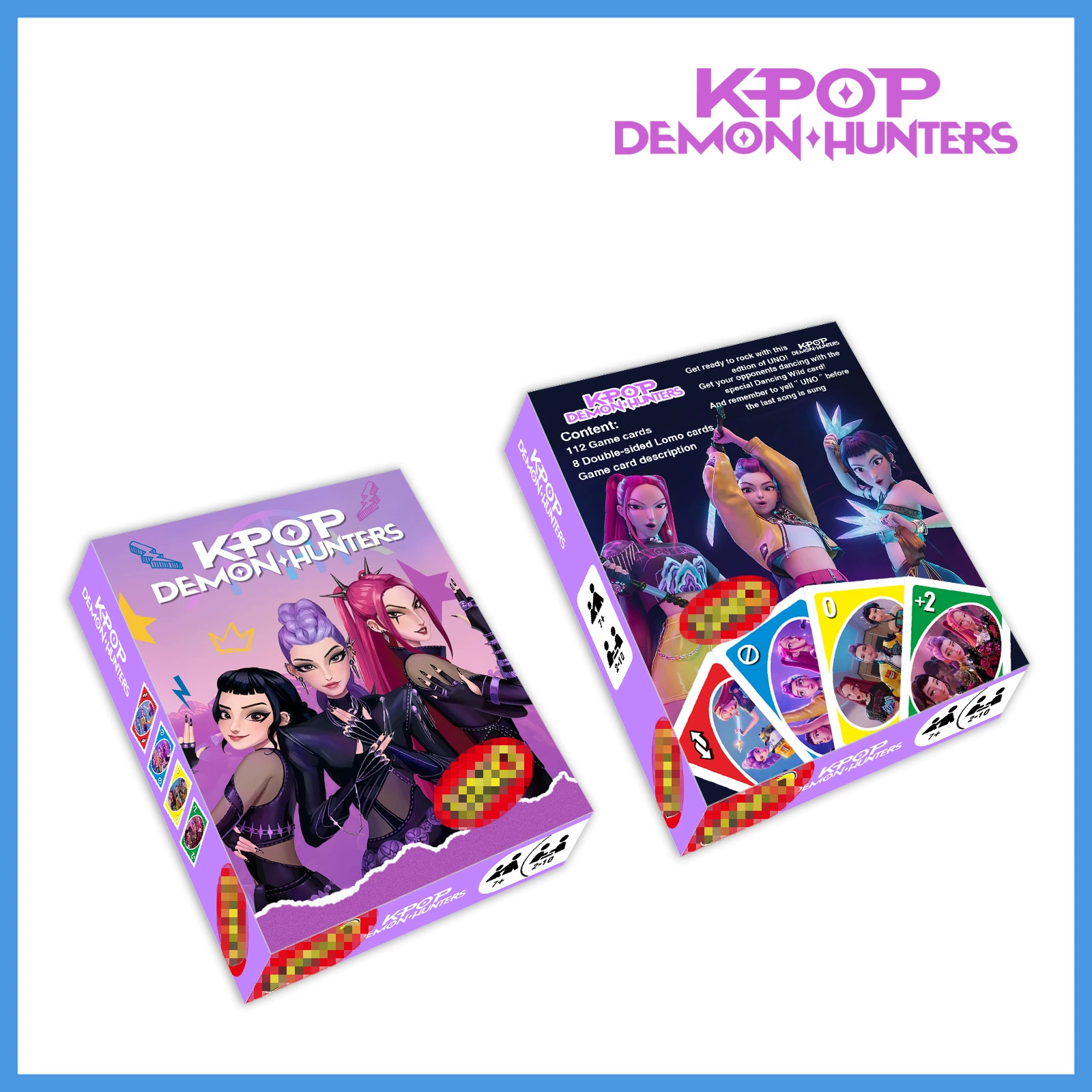 Кросс-border новый продукт Witch Hunters K-POP сопутствующие товары Uno настольная игра карты 112 HD готовые изделия