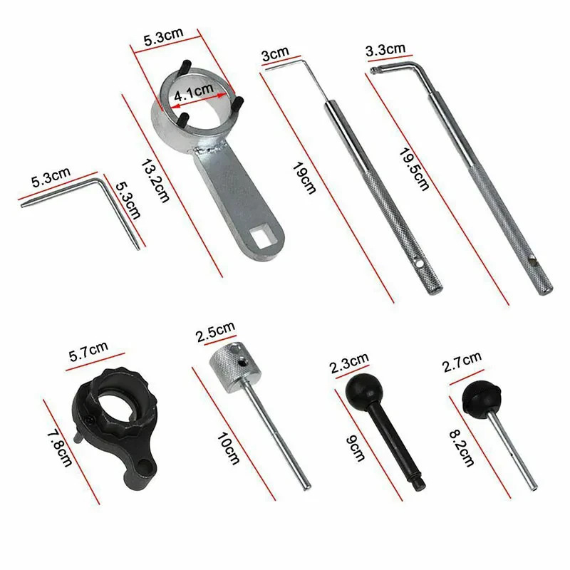 10-Piece Set of Timing Tools for Volkswagen Tiguan Audi 1.4 1.6/2.0 Tdi Cr Diesel Engines