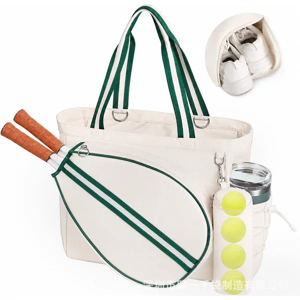 Unisex Tennis Handbag Compartment Waterproof Wet Bag Large Capacity Tennis Training Sports Bag Dry and Wet Racket Bag
