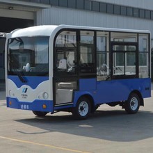 黑河市电动观光车利凯士得电动车11座全封闭带空调游览车图片