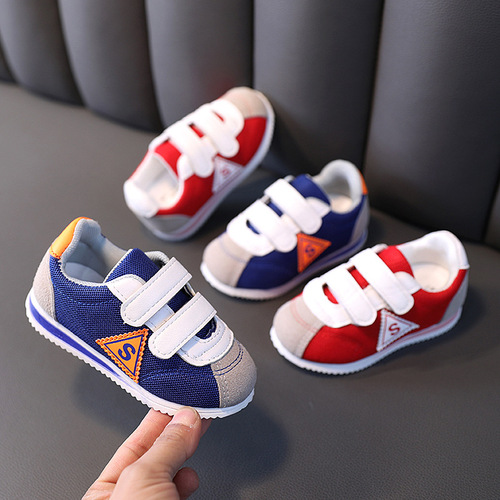 Dropshipping children's sneakers  spring and autumn boys fashion soft sole forrest shoes baby shoes girls casual