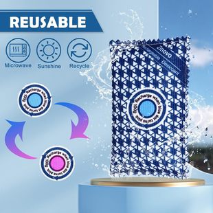 Household Silicone Desiccant Dehumidification Bag Moisture Absorption and Moisture-Proof Visual Color-Changing Desiccant Moisture-Proof and Mildew-Proof Dehumidification Bag