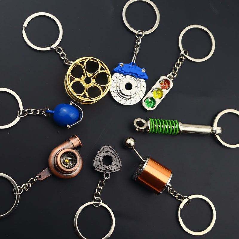 40g Weight Keychain Classification 1 Piece Car Auto Parts Keychain Zinc Alloy Men's Vintage Style Keychain