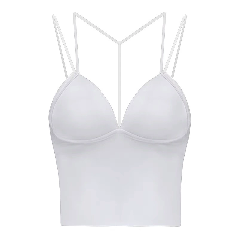 Base tank top, thin top with cups, bra top