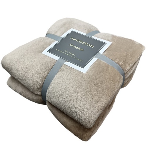 Throw Blanket Office Nap Blanket Single Nap Blanket Rest Blanket Coral Fleece Sofa Leg Cover Autumn and Winter New Arrival