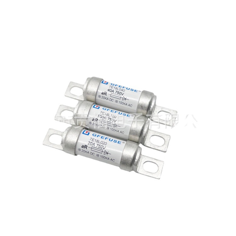 东莞贡福品牌汽车保险丝充电桩保护20A-100A快速直流熔断器